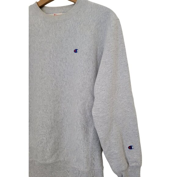 Vintage Champion Reverse Weave Warm Up Crewneck Sweatshirt Sz. S - Picture 3 of 7